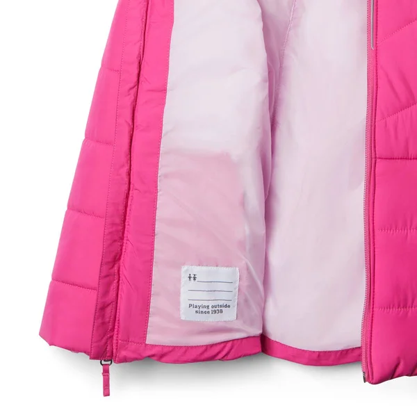 Columbia Girls' Toddler Katelyn Crest Jacket, Pink Ice, 3T