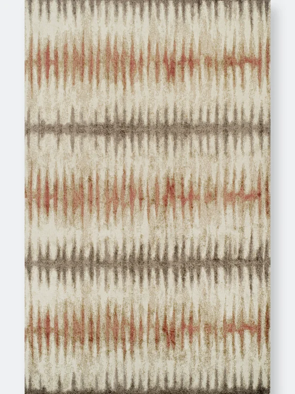 Addison Blair Spice + Taupe Tribal Striped Area Rug