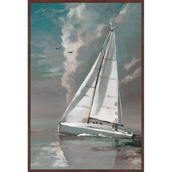 Marmont Hill MH-JULCRT-1430-DWFF-45 45 inch x 30 inch Ready for Anything Frame Gray
