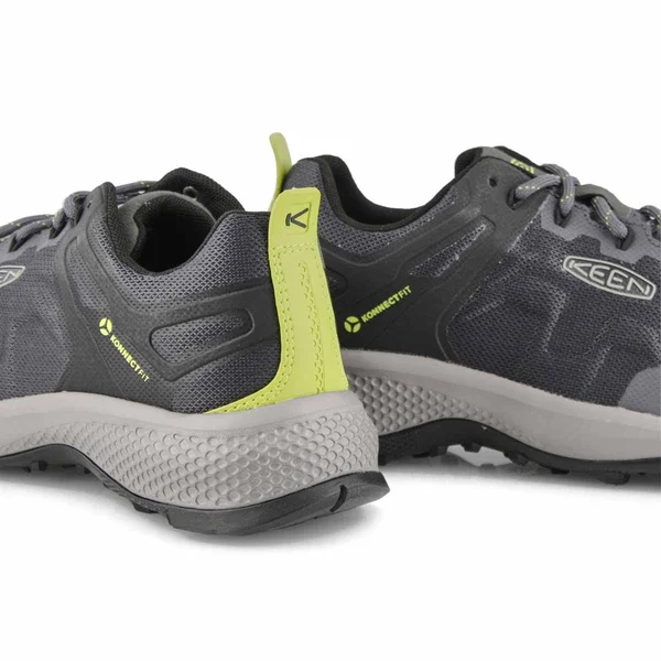 Keen Men's Explore Vent Shoe - 12 - Magnet, Chartreuse