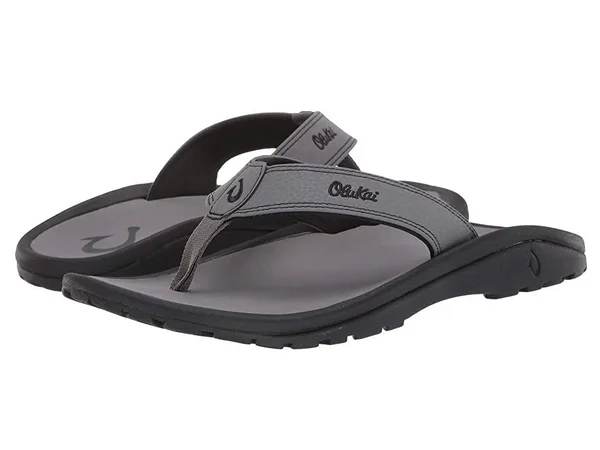 Olukai Men's Ohana Sandals - 8, Stone