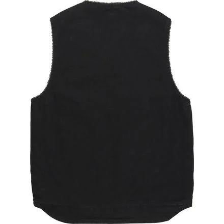 Carhartt Men's Sandstone Rugged Sherpa Lined Vest - Black, Medium
