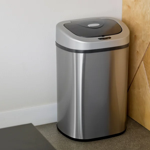 Nine Stars 21.1 Gallon Stainless Steel Motion Sensor Trash Can, Silver