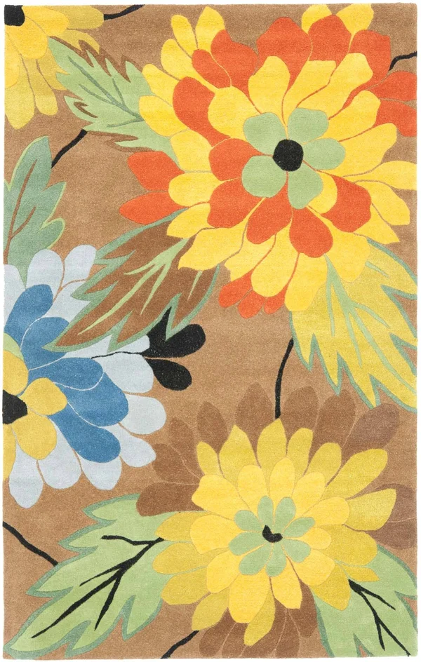 Safavieh Soho SOH761A 3&6x22 x 5&6x22 Brown, Multi Rug