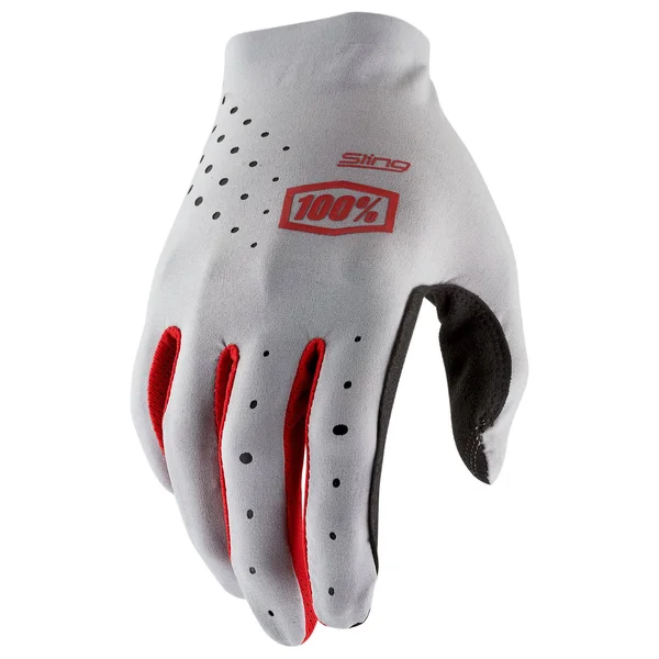 (L, Grey) 100% Sling MX Gloves