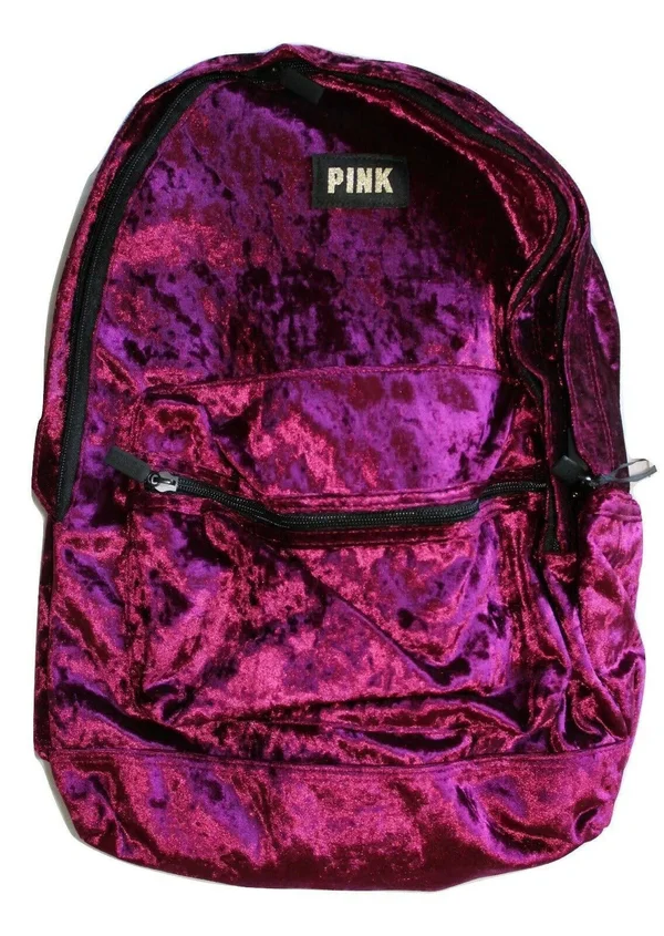 Victoria&s Secret Pink Campus Backpack - Ruby Red Velvet - Nwt