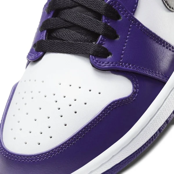 Air Jordan 1 Low &Court Purple& Shoes - Size 12