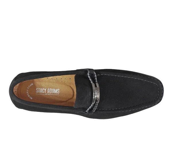 Stacy Adams Neville Loafer - Men's, Black, Size 10.5, Loafers