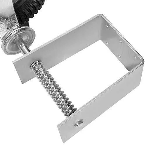 Stark Universal 8 inch-inch Flat-Free Tire Gate Wheel Suspension Spring-Loaded Wood Chainlink Gate Caster Wheel Weight Capacity