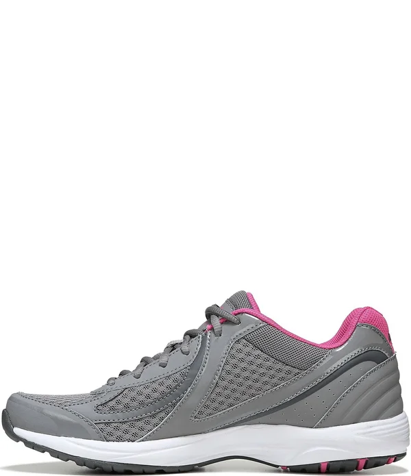 Ryka Women's Dash 3 Walking Shoes White, Silver 6.5, M