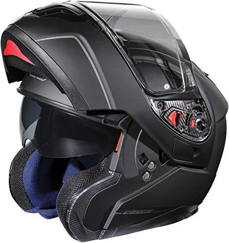 Castle x Atom SV Electric Modular Snowmobile Helmet (2XL, Matte Black)