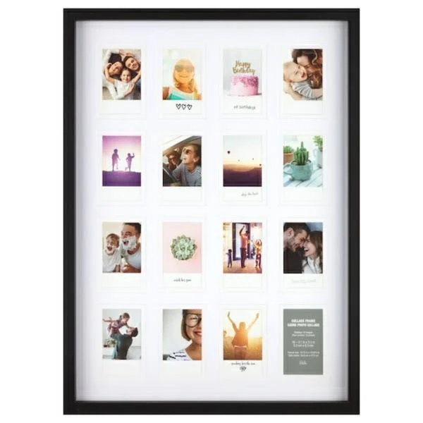 16 Opening Black Instax Collage Frame by Studio Decor, Michaels
