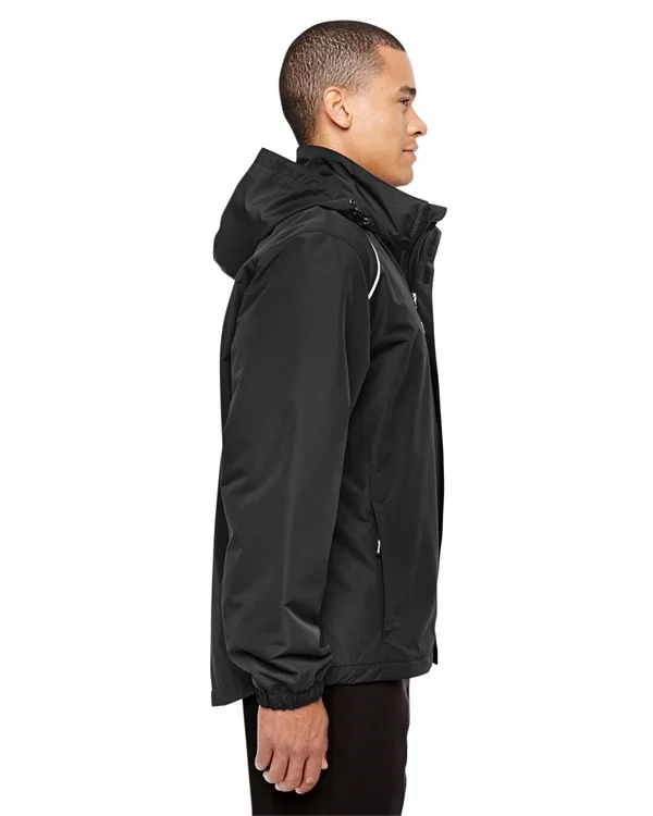 Core 365 88224 Men's Profile Fleece-Lined All-Season Jacket Black-4XL