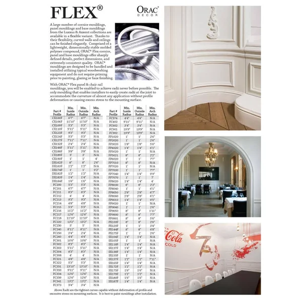 Orac Decor Panel MOULDING 3.375-in x 6.5-ft Polyurethane Wall Panel Wall Panel MOULDING in White, FP7030