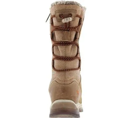 Santana Canada Women's Mayer 2 Tall Waterproof Boot - Size: 7, Nut Leather