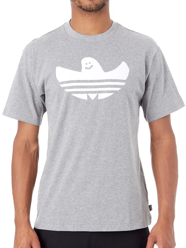Adidas Core Heather-White Shmoo T-Shirt - Fall 2019 Collection