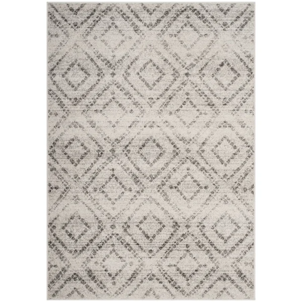 Safavieh Adirondack ADR131C Area Rug Light Grey, Grey 6& x 6& Square