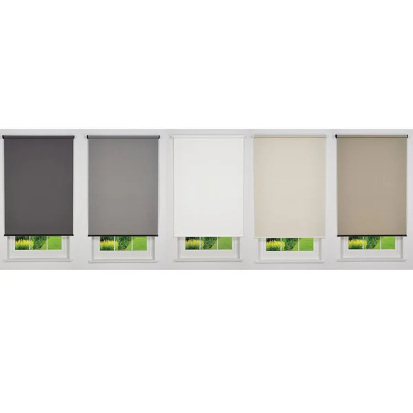 Linen Avenue Cordless Blackout Roller Shade, Beige 31 W x 78 H