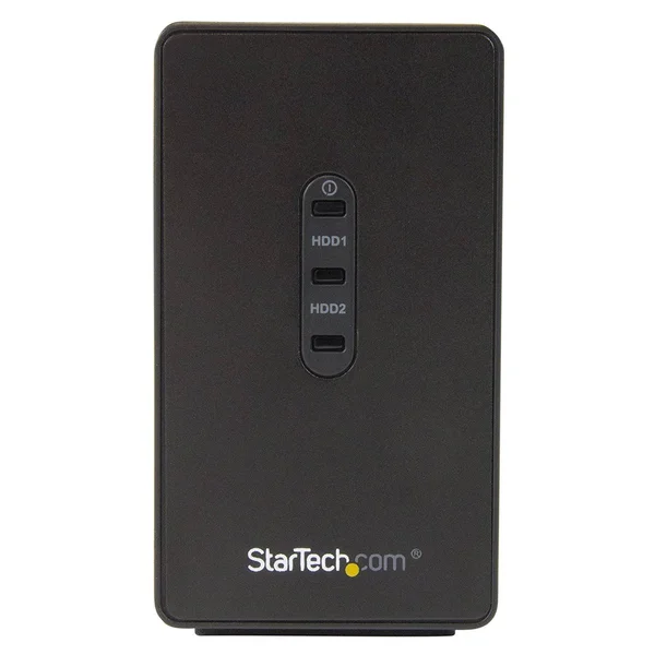 StarTech.com Dual Bay 2.5in Hard Drive Enclosure - USB 3.0 to SATA III 6Gbps with RAID Hard drive array - 2-bay