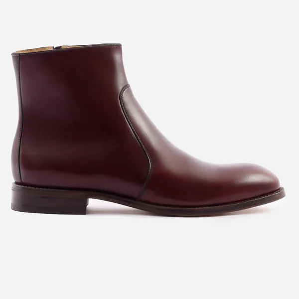 Beckett Simonon Easton Side-Zip Boots - Bordeaux, Size 14, Men's Boot