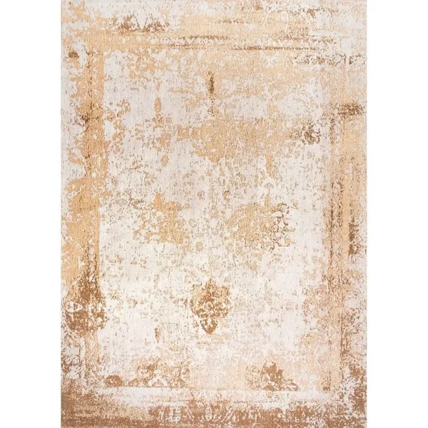 nuLOOM Handmade Distressed Abstract Vintage Wool Area Rug Grey 5& x 8& 5& x 8& Indoor Living Room - Bedroom, Dining Room