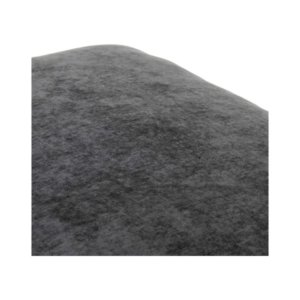 Four Hands Bloor Ottoman, Charcoal Worn Velvet