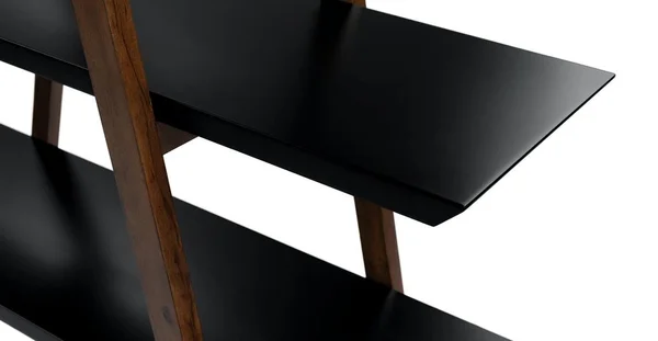 Solid Wood A-Frame Shelf - Black and Walnut, Article Caliper Modern Furniture - Labor Day Deals
