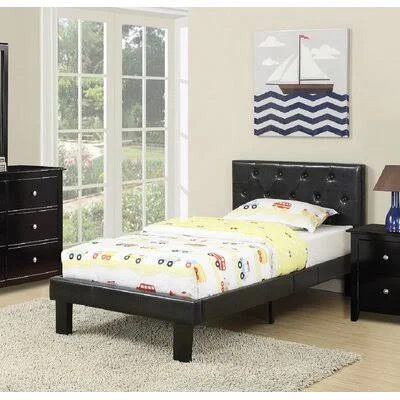 Cali Platform Bed by Viv + Rae Viv + RAE? Size: Twin - Bed Frame Color: Black