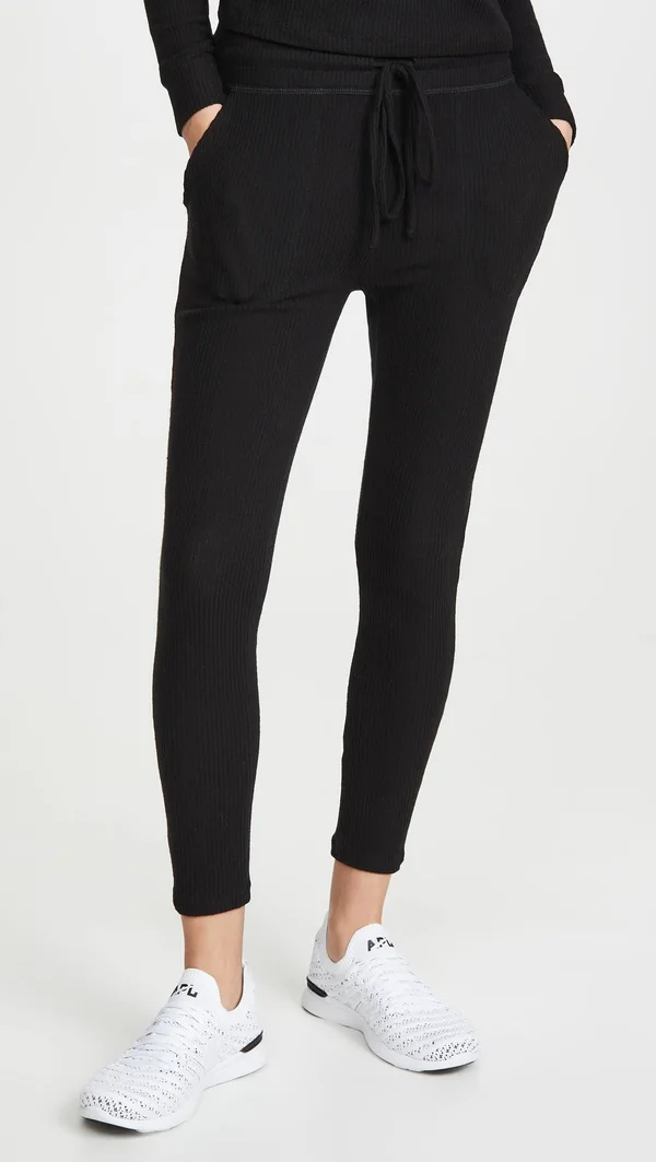 Beyond Yoga Your Line Midi Sweatpants, Black, Women's, Medium