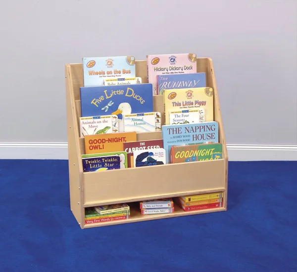 Childcraft Toddler Book Display with Dry-Erase PANEL - 3 Shelves, 24 x, 24 x 9 x 24 inches