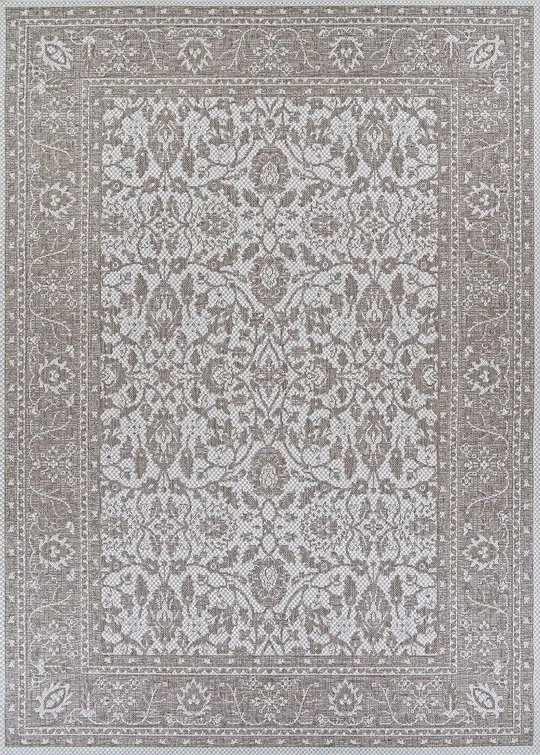 Couristan Marseille Carmoux Area Rug - Mushroom, 2&3x22 x 11&9x22 Runner