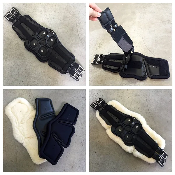 Stubben Equi-Soft Girth Pad Bottom Black Leather