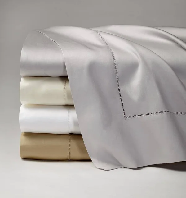Sferra Fiona Fitted Sheet - Full - Lunar