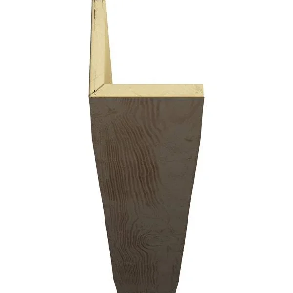 Ekena Millwork BMSD2C0120X060X216HD 12x22W x 6x22H x 18&L 2-Sided (L-beam) Sandblasted Endurathane Faux Wood Ceiling Beam - Natur