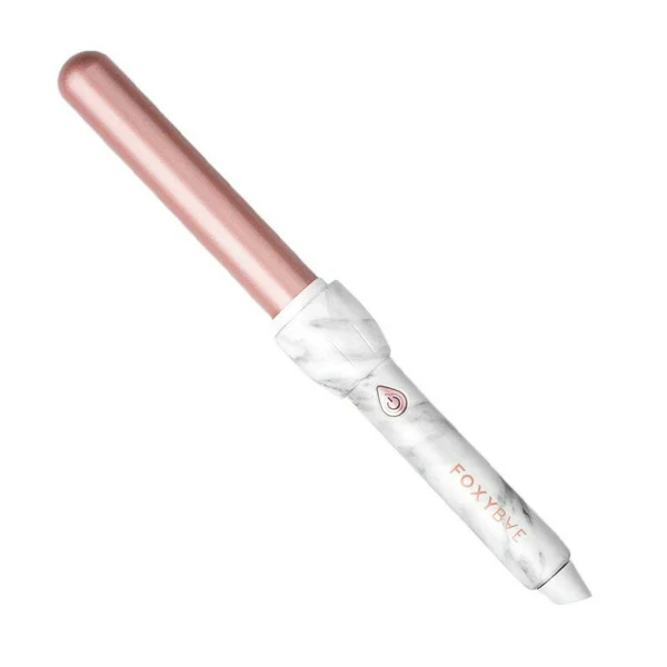 Foxybae White Marble Rose Gold Curling Wand