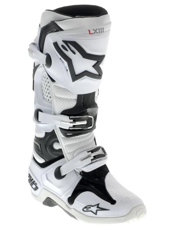 Alpinestars Tech 10 Boots White Vented 7