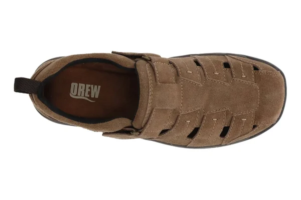 Drew Men's Dublin Fisherman Sandal - Size: 11.5, Olive Suede