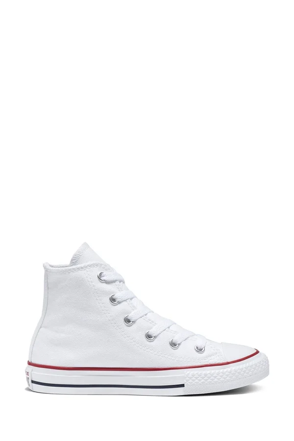 Converse Chuck Taylor All Stars Hi Kids Shoe - White