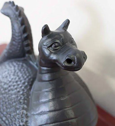 Dragon Woodstove Steamer in Cast Iron - Black