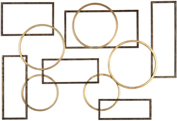Uttermost 04062 Elias Bronze & Gold Wall Art
