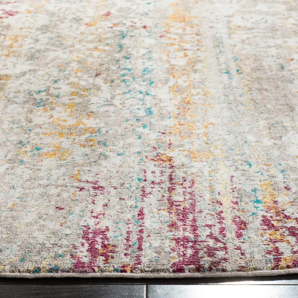 Safavieh Aria ARA156R 6&5x22 x 6&5x22 Round Red, Creme Area Rug