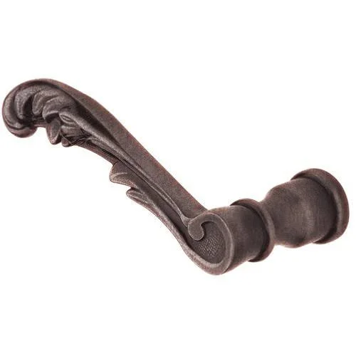 Baldwin 5121.LMR Single Left Hand Estate Lever Minus Rosettes Satin Nickel