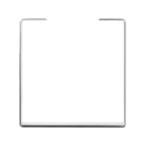 Standard Duty U-Shape Flat Bar Table Leg & Bench Base (Sold Separately) - White - 10x22 - 16x22 Height - 0.25x22 Thick Metal