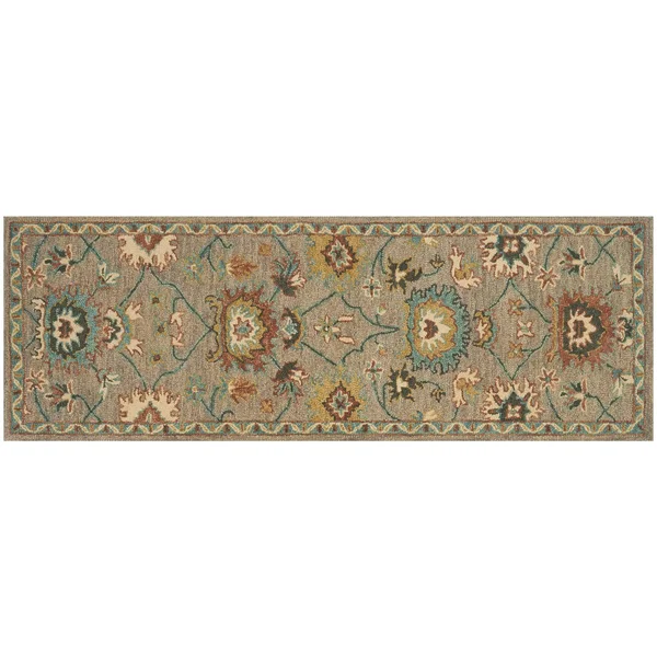 Loloi Underwood Un-01 2&3x22 x 3&9x22 Taupe - Blue Rug