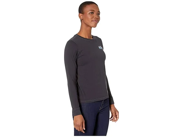 Life Is Good Women's Love Will Move Mountains Crusher Long Sleeve XL Jet Black