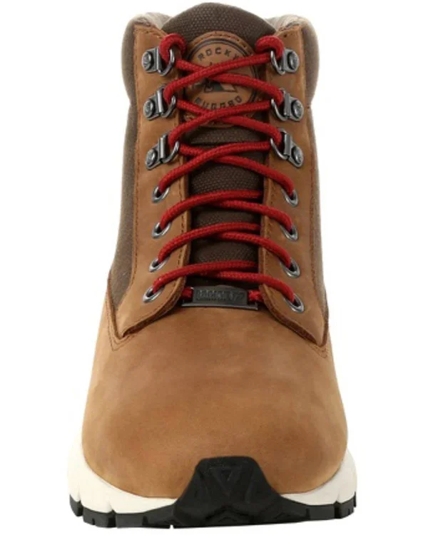 Men's Rocky Rugged at Outdoor Waterproof Boot, Size: 11.5, Brown