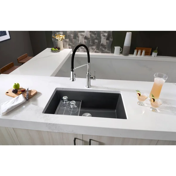 Blanco 30 inch Precis Undermount Single Bowl Kitchen Sink - White 442533