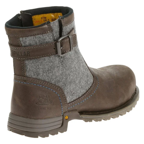 Caterpillar Women's Jace Steel Toe Work Boot Mulch 11.0 W