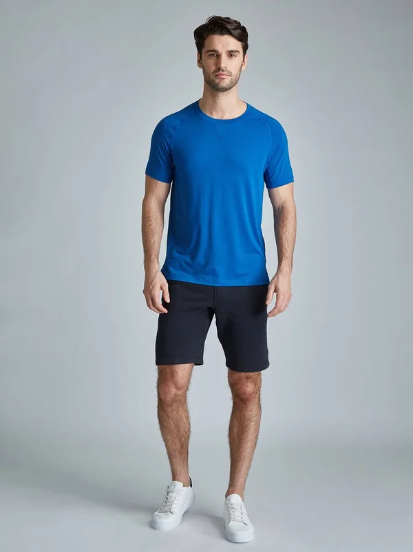 Fourlaps Men's Level Tech Tee - Blue - Size Small
