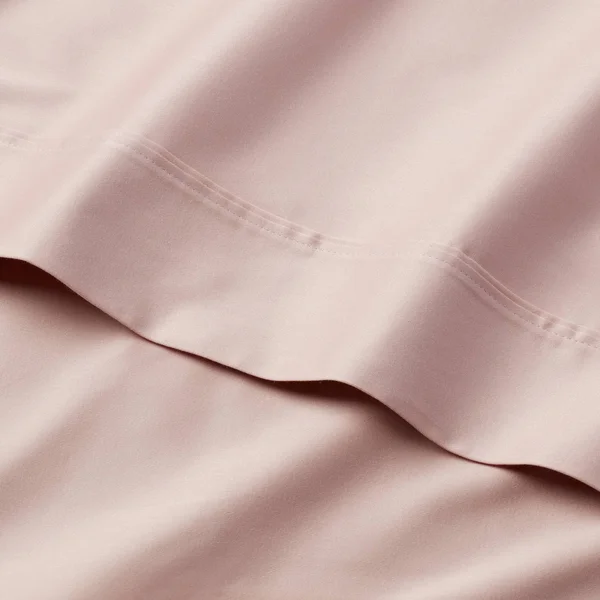 King 400 Thread Count Solid Performance Sheet Set Blush - Threshold